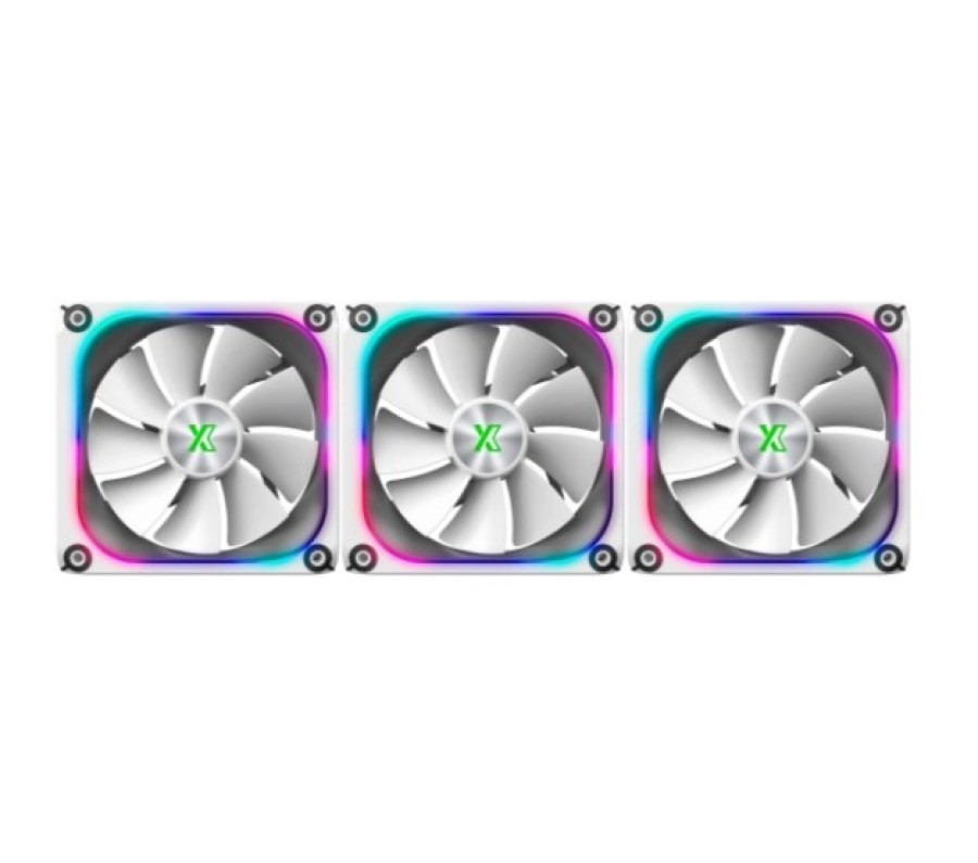 XASTRA FZ120W ARGB White (3 шт.) (FZ120-3WA-CXX-GL)