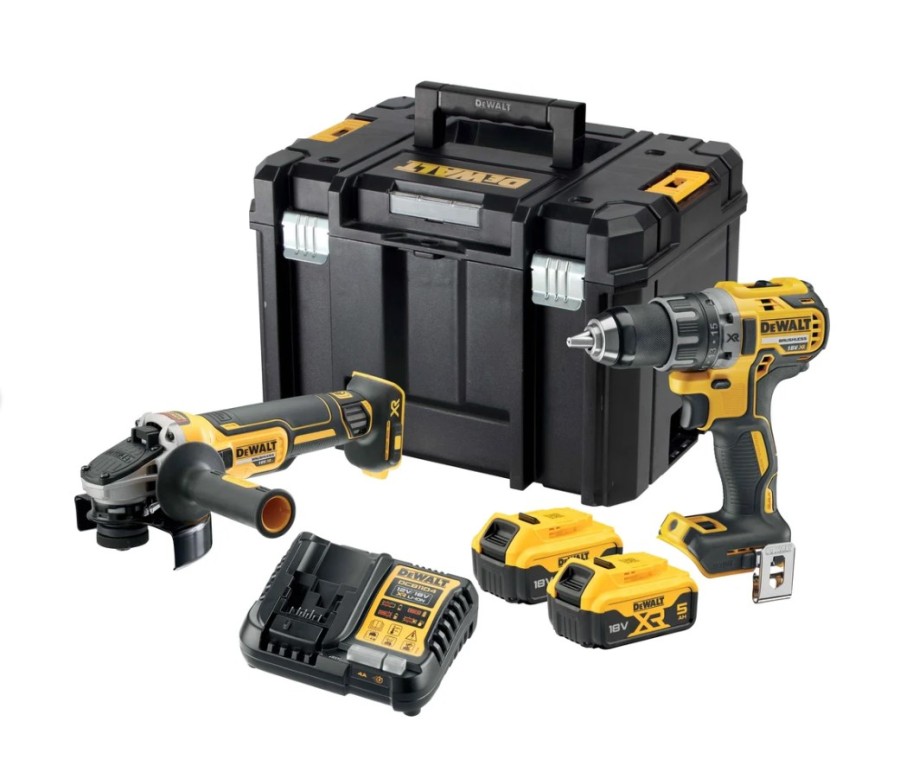 DeWALT с 2 АКБ 5 Ач и ЗУ DCK2020P2T-QW