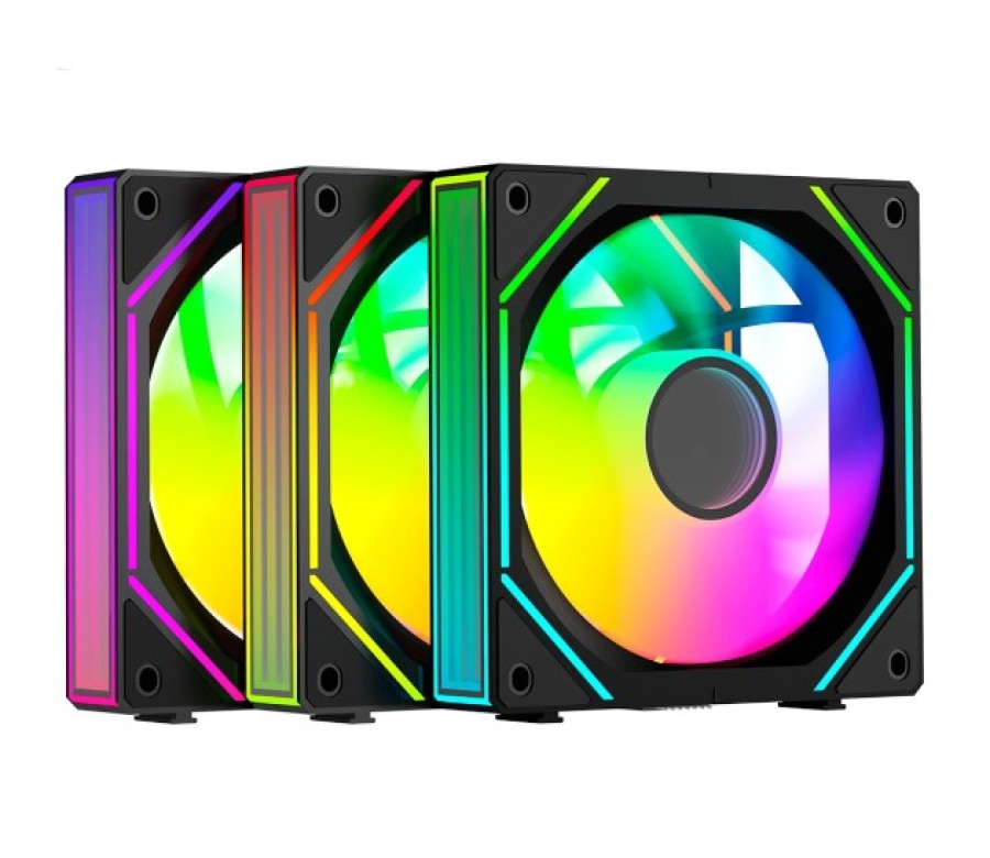 Ocypus Gamma F12 UNI BK ARGB REVERSE BLADE (3 шт.) (Gamma F12 UNI BK ARGB REVERSE BLADE 3in1)