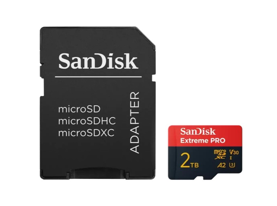 SanDisk Extreme Pro + SD адаптер 2Tb MicroSD (SDSQXCD-2T00-GN6MA)