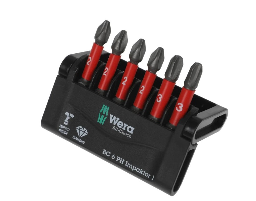 WERA WE-057691, универсальные, шестигранный (1/4HEX - E), 6шт (WE-057691)
