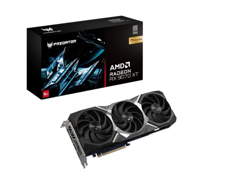 Acer RX9070XT PREDATOR BIFROST OC 16GB GDDR6 256bit 3xDP HDMI 3FAN RTL (DP.Z4FWW.P01)