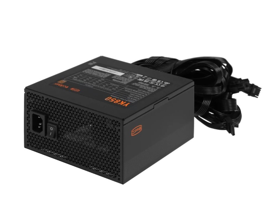 PcCooler ATX 850W P5-YK850-B1F 80+ bronze (20+4pin) APFC 135mm fan 6xSATA RTL (P5-YK850-B1FWBK1-EU)