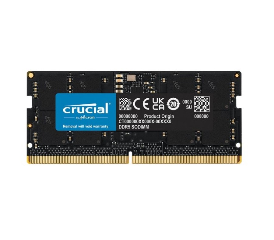 Crucial DDR5 5600 SO DIMM Classic Non-ECC, CL46, 1.1V, RTL 16GB  (CT16G56C46S5T)
