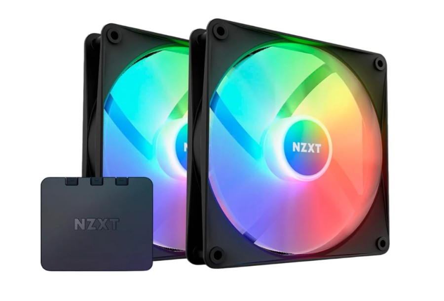 NZXT F140 RGB Core Black (2 шт.) (RF-C14DF-B1)