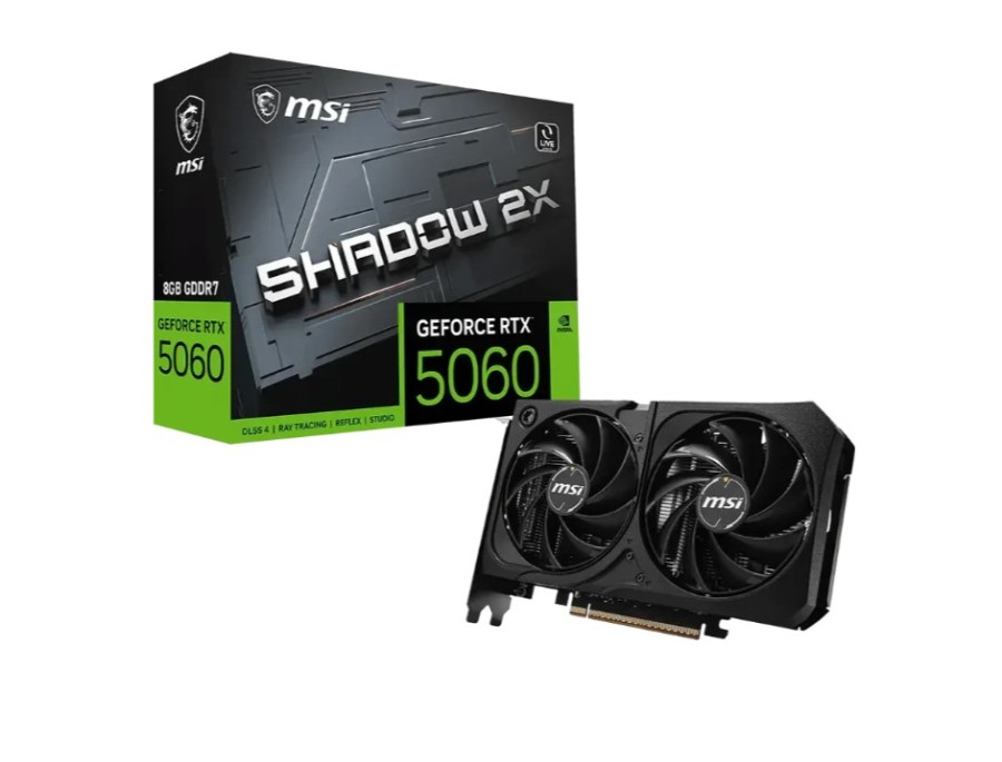 MSI 8GB NVIDIA GeForce RTX 5060 (RTX 5060 8G SHADOW 2X MAX)