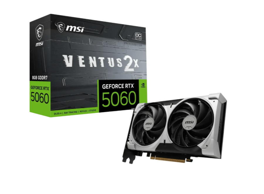 MSI OC 8GB NVIDIA GeForce RTX 5060 (RTX 5060 8G VENTUS 2X OC V1)