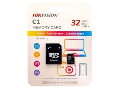 Hikvision HS-TF-C1 microSDHC 32GB (HS-TF-C1(STD)/32G/ADAPTER)
