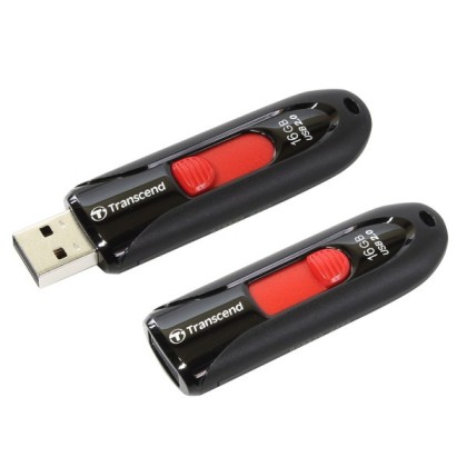 Transcend JetFlash 590 16Gb (TS16GJF590K) Black/red