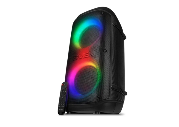 Обзор SVEN PS-250BL. Портативная колонка с ручкой, FM и MP3 - MegaObzor