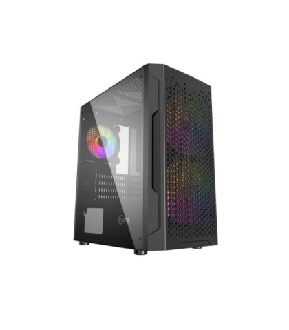 Powercase Mistral Micro Z3B Mesh LED Black (CMIMZB-L3)