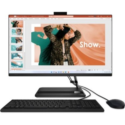 Lenovo IdeaCentre AIO 3 27IAP7 Intel Core i5 12450H 2000 МГц/16384 Mb/512 Gb SSD/27" Full HD 1920x1080/DVD нет/Intel UHD Graphics/Без ОС (F0GJ00PVRU) Черный