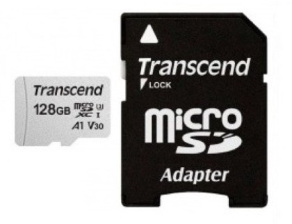 128Gb MicroSD Transcend Class 10 + адаптер (TS128GUSD300S-A)
