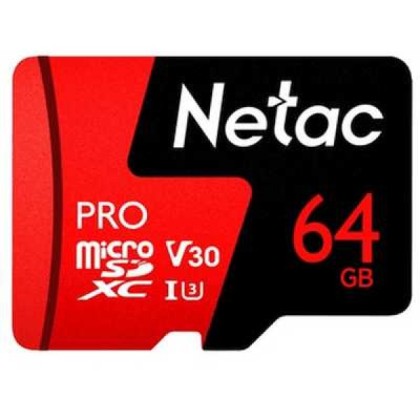 Netac MicroSD card P500 Extreme Pro 64GB (NT02P500PRO-064G-S)