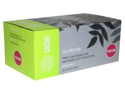 Cactus CS-TK3100 черный (12500 стр) для Kyocera Ecosys FS-2100D/2100DN
