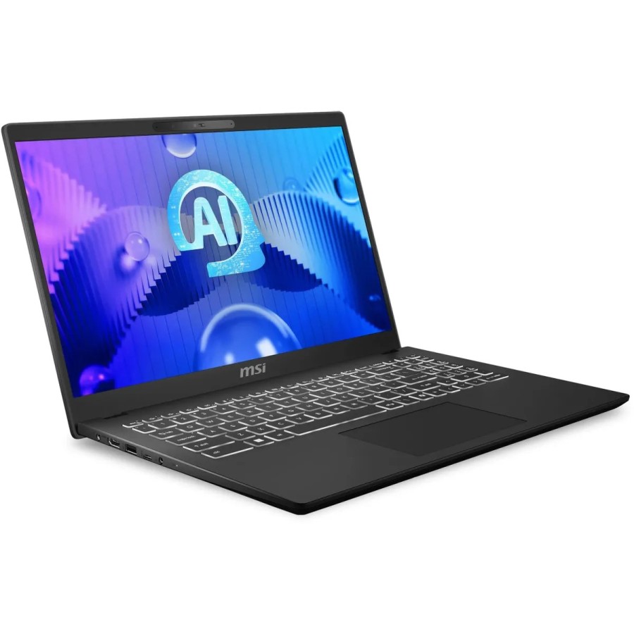 MSI Modern 15 H AI C1MTG-084US Intel Core Ultra 9 185H 3900MHz/15.6"/1920x1080/32GB/1024GB SSD/Intel Arc Graphics/Wi-Fi/Bluetooth/Windows 11 Home (9S7-15H551-084) Black
