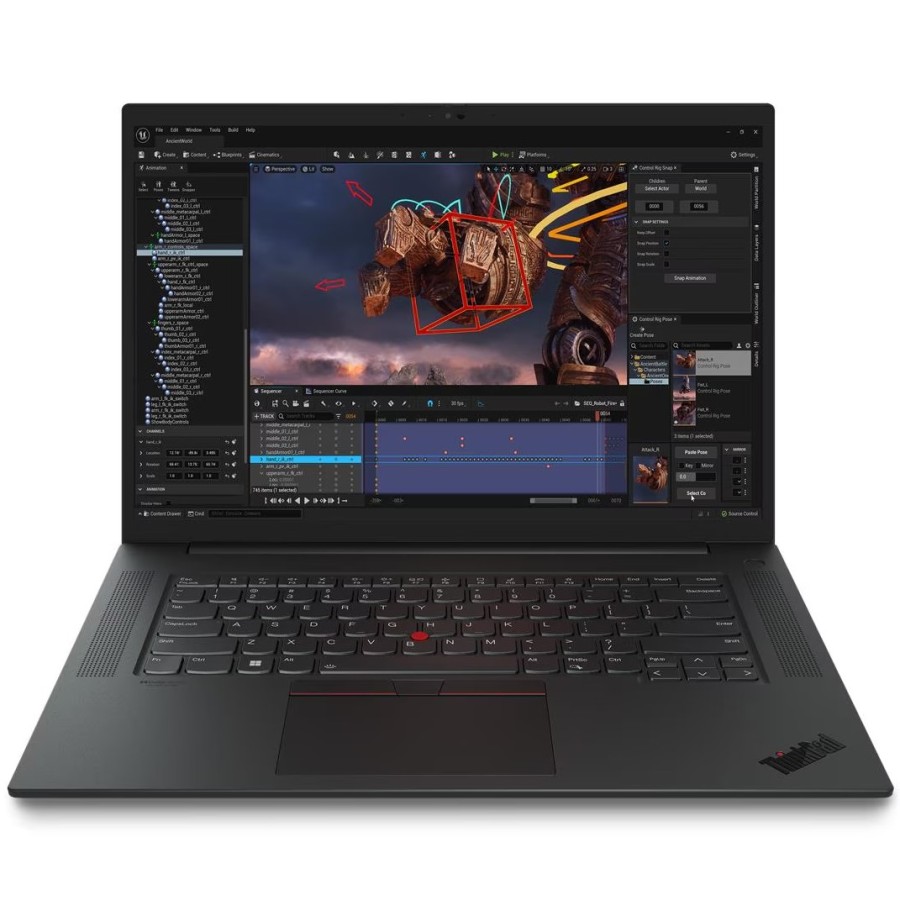 Lenovo ThinkPad P1 Gen 6 Intel Core i7 13700H 2400MHz/16"/2560x1600/32GB/1024GB SSD/NVIDIA RTX A1000 6GB/Wi-Fi/Bluetooth/Windows 11 Pro (21FWS5PM00) Black