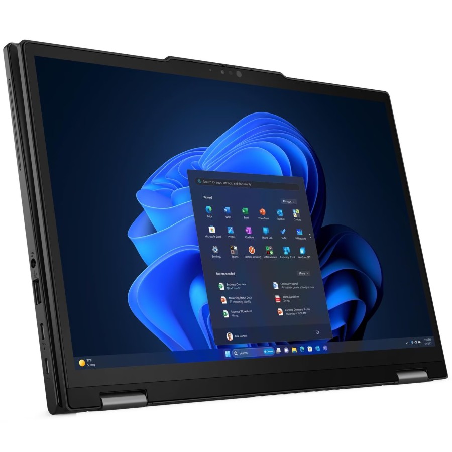 Lenovo ThinkPad X13 2-in-1 Gen 5 Intel Core Ultra 5 125U 1300MHz/13.3"/1920x1200/16GB/512GB SSD/Intel Graphics/Wi-Fi/Bluetooth/Windows 11 Pro (21LW0021US) Black
