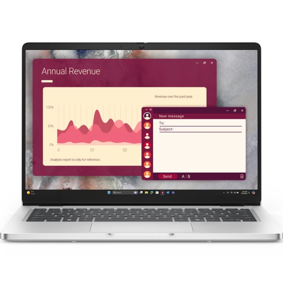 DELL Pro 14 Intel Core Ultra 5 235U 2400MHz/14"/1920x1200/16GB/512GB SSD/Intel Graphics/Wi-Fi/Bluetooth/Linux (Pro14-5653) Silver