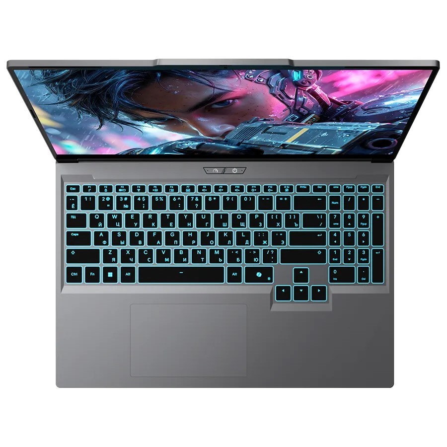 MAIBENBEN X-Treme Typhoon X16C Intel Core i5 14450HX 2400MHz/16"/1920x1200/16GB/512GB SSD/NVIDIA GeForce RTX 5050 8GB/Wi-Fi/Bluetooth/Windows 11 Home (X16C-i544551F4RHG4E10) Grey