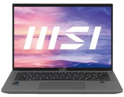 MSI Prestige 14 Evo B13M-638 Intel Core i7 13700H 2400MHz/14"/1920x1200/16GB/1024GB SSD/Intel Iris Xe Graphics/Wi-Fi/Bluetooth/Windows 11 Pro (9S7-14F122-638) Gray