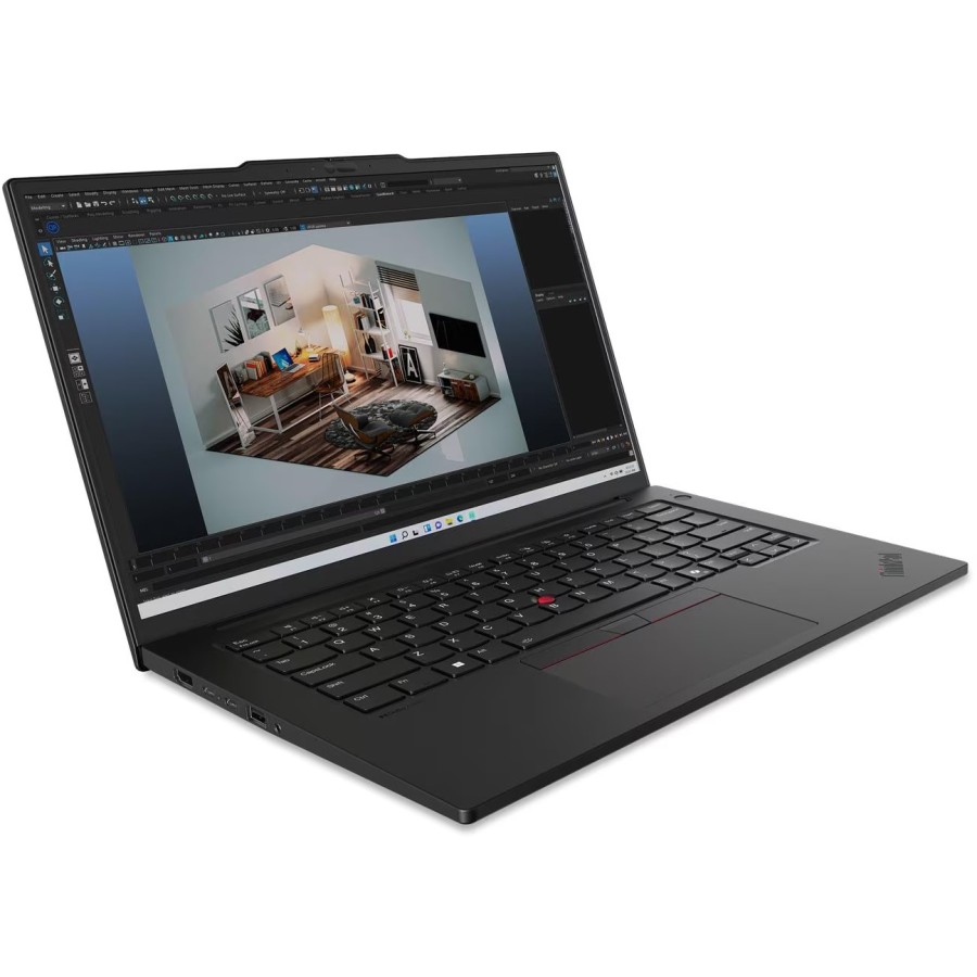 Lenovo ThinkPad P14s Gen 5 Intel Core Ultra 7 155H 3800MHz/14.5"/1920x1200/32GB/1024GB SSD/NVIDIA RTX 500 Ada 4GB/Wi-Fi/Bluetooth/Windows 11 Pro (21G2001VUS) Black