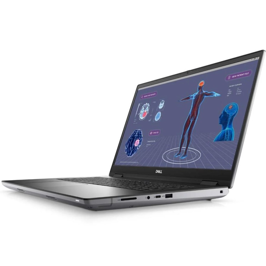 DELL Precision 7780 Intel Core i7 13850HX 2100MHz/17.3"/3840x2160/128GB/2048GB SSD/NVIDIA RTX 5000 Ada 16GB/Wi-Fi/Bluetooth/Linux (7780-7123) Grey