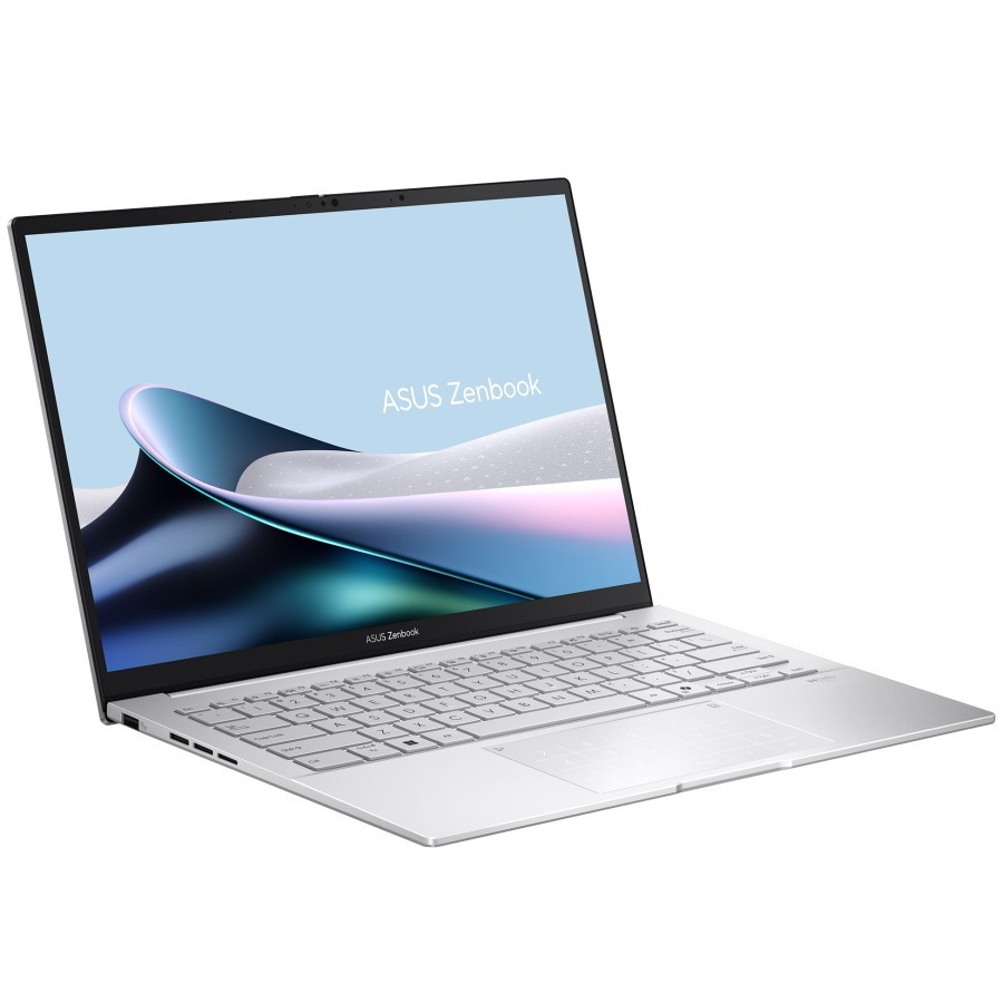 ASUS Zenbook 14 OLED UX3405CA-ST1349 Intel Core Ultra 5 225H 4300MHz/14"/2880x1800/16GB/512GB SSD/Intel Arc Graphics/Wi-Fi/Bluetooth/Без ОС (90NB14W2-M01ZL0) Silver
