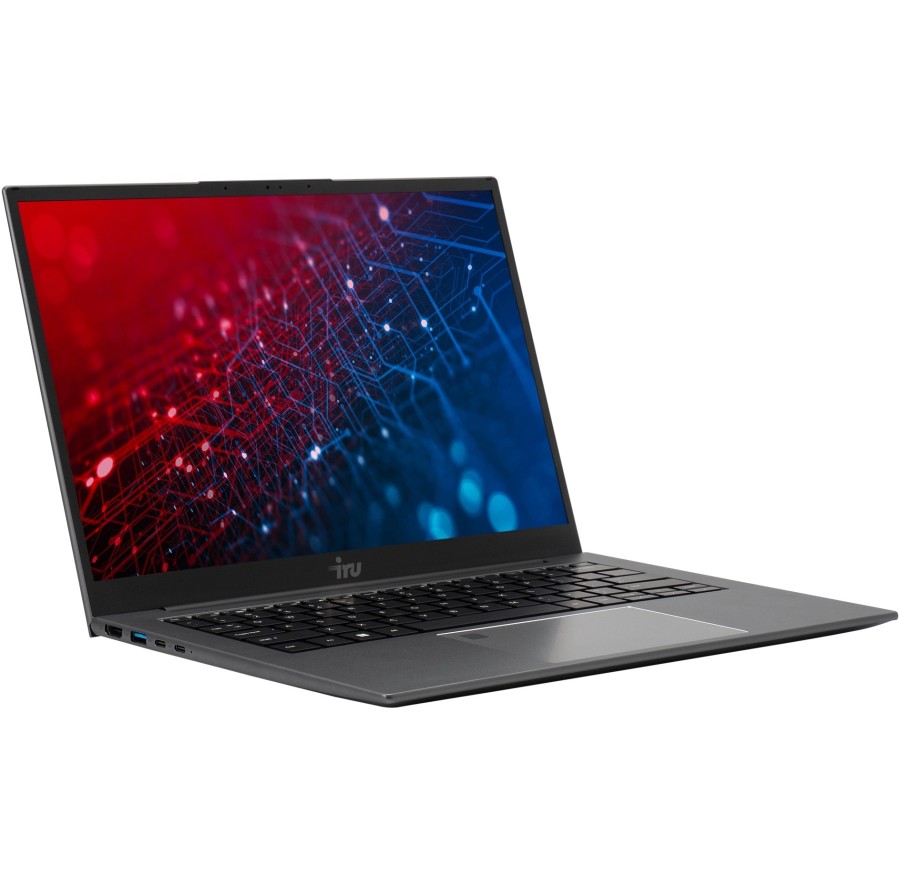 iRU Planio 14INPR Intel N100 800MHz/14"/1920х1080/16GB/512GB SSD/Intel UHD Graphics/Wi-Fi/Bluetooth/DOS (2078487) Grey