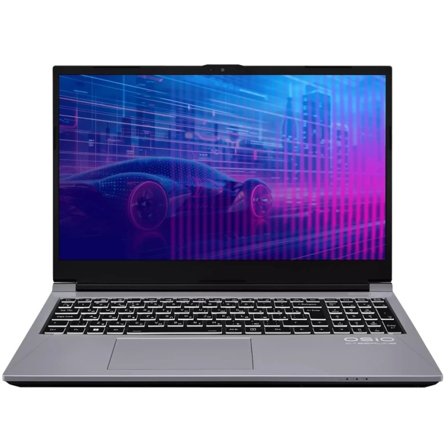 OSIO CyberLine C150i Intel Core i5 12600H 2700MHz/15.6"/1920x1080/16GB/512GB SSD/NVIDIA GeForce RTX 3050 6GB/Wi-Fi/Bluetooth/Без ОС (C150i-001) Grey
