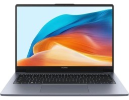 HUAWEI MateBook D 14 MCLG-X Intel Core i5 13420H 2100MHz/14"/1920х1200/16GB/1024GB SSD/Intel UHD Graphics/Wi-Fi/Bluetooth/Без ОС (53014BUY) Grey