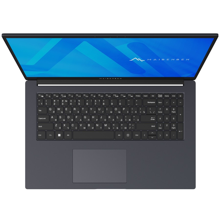 Maibenben M17A-R343UM AMD Ryzen 3 4300U 2700MHz/17.3"/1920x1080/8GB/512GB SSD/AMD Radeon RX Vega 5/Wi-Fi/Bluetooth/Linux (M17A-R343UMB1SLURE3) Blue