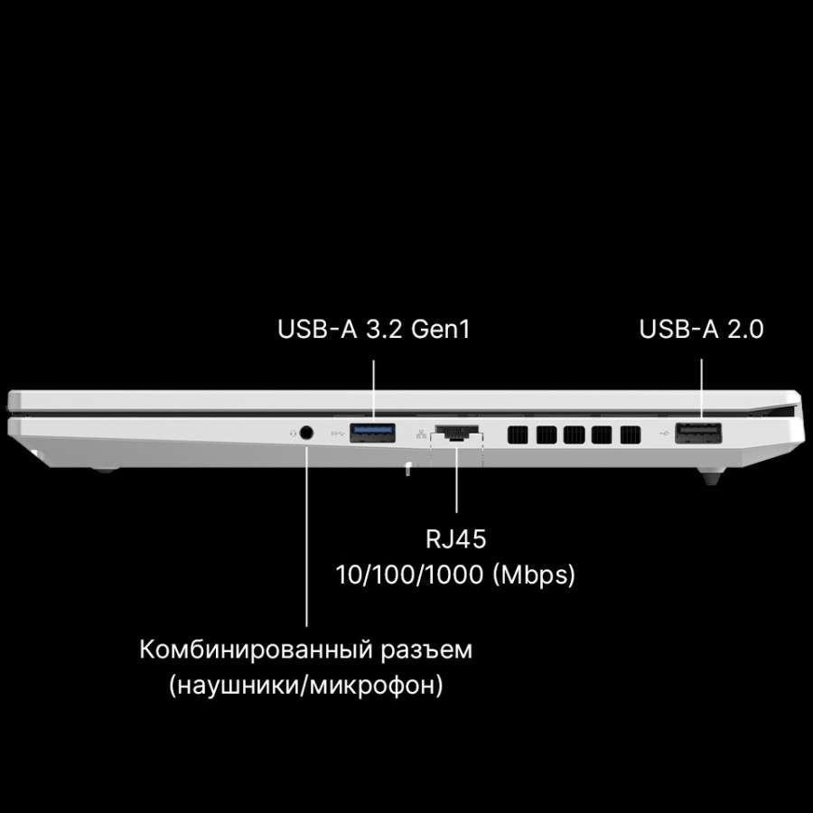 Maibenben S14B-R560UM AMD Ryzen 5 6600H 3300MHz/14.5"/3072x1920/8GB/512GB SSD/AMD Radeon 660M/Wi-Fi/Bluetooth/Linux (S14B-R560UMBQSLSRE0) Silver