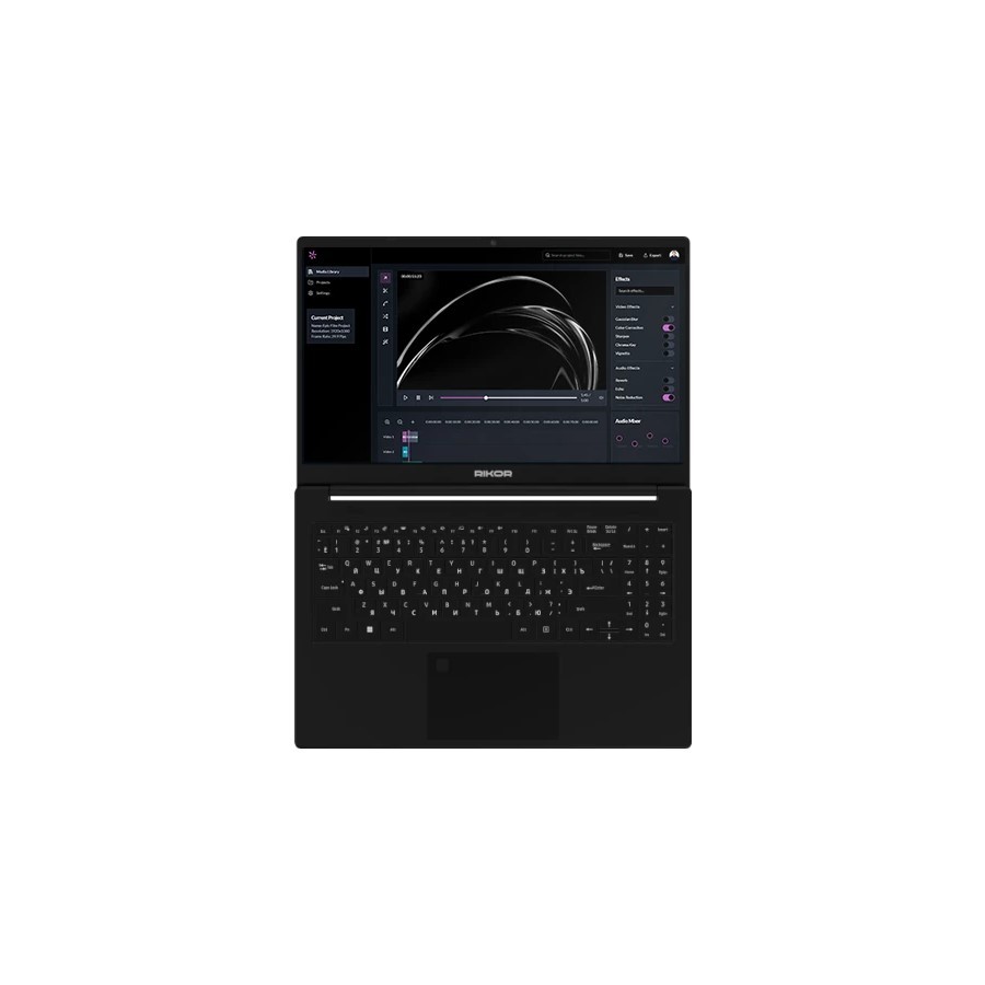 Rikor NINO 203.1 AMD Ryzen 5 5600U 2300MHz/15.6"/1920x1080/16GB/512GB SSD/AMD Radeon RX Vega 7/Wi-Fi/Bluetooth/Windows 11 Pro (9B95F3CA) Black