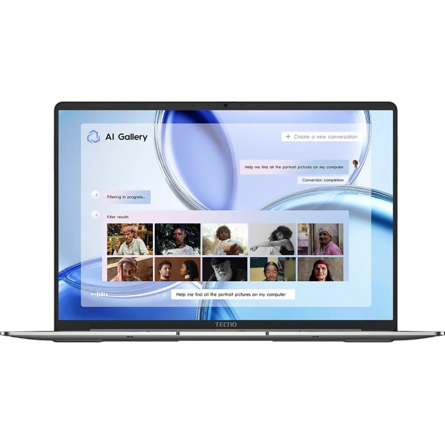 TECNO MegaBook T14RA Air Intel Core i5 1334U 1300MHz/14"/1920x1200/16GB/512GB SSD/Intel Iris Xe Graphics/Wi-Fi/Bluetooth/Windows 11 Home (71003300537) Grey