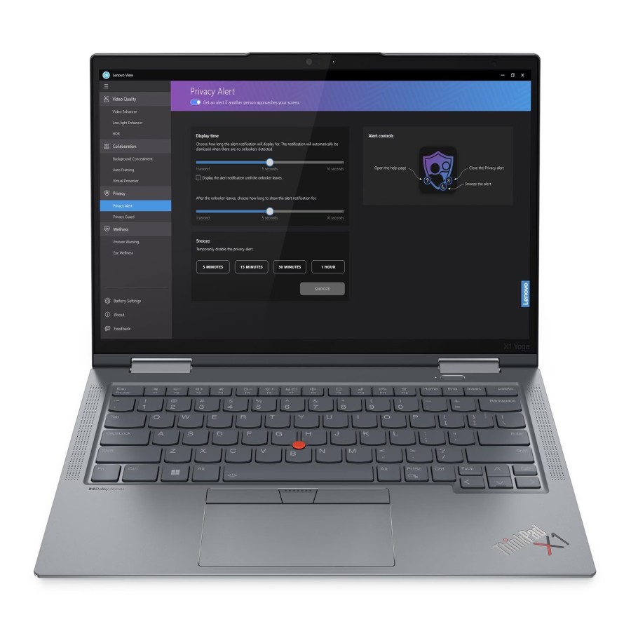 Lenovo ThinkPad X1 Yoga Gen 8 Intel Core i7 1370P 1900MHz/14"/3840x2400/32GB/512GB SSD/Intel Iris Xe Graphics/Wi-Fi/Bluetooth/Windows 11 Pro (21HRS6LR00) Black