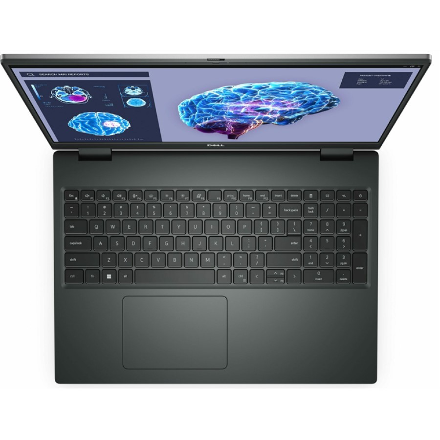 DELL Precision 7680 Intel Core i7 13850HX 2100MHz/16"/3840x2400/32GB/1024GB SSD/NVIDIA RTX 3500 Ada 12GB/Wi-Fi/Bluetooth/Linux (7680-7314) Grey