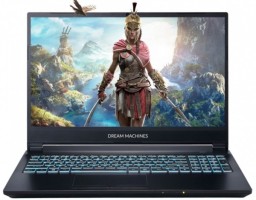 Dream Machines G1650Ti-15RU40 Intel Core i5 10300H 2500MHz/15.6"/1920x1080/8GB/512GB SSD/DVD нет/NVIDIA GeForce GTX 1650 Ti 4GB/Wi-Fi/Bluetooth/Без ОС (Black)