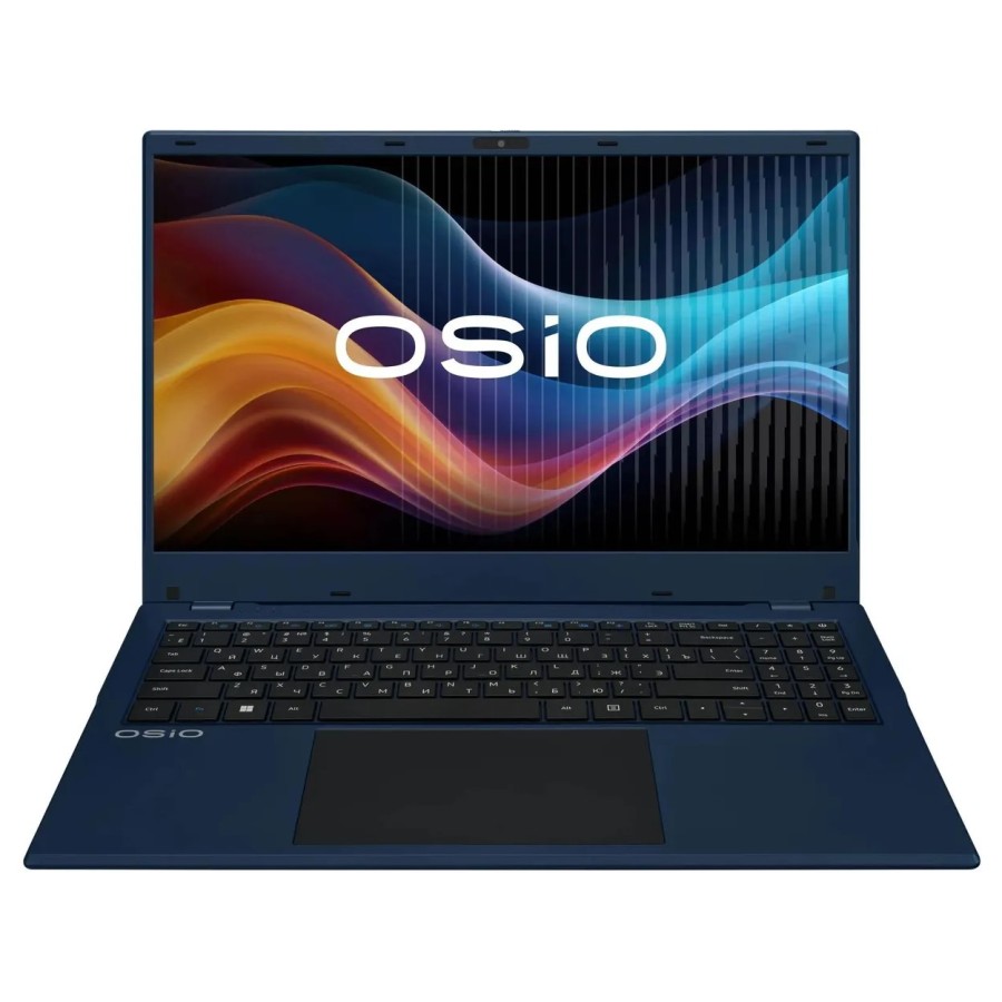 OSIO BaseLine B150I Intel N100 800MHz/15.6"/1920x1080/8GB/512GB SSD/Intel UHD Graphics/Wi-Fi/Bluetooth/Без ОС (B150I-005С) Blue