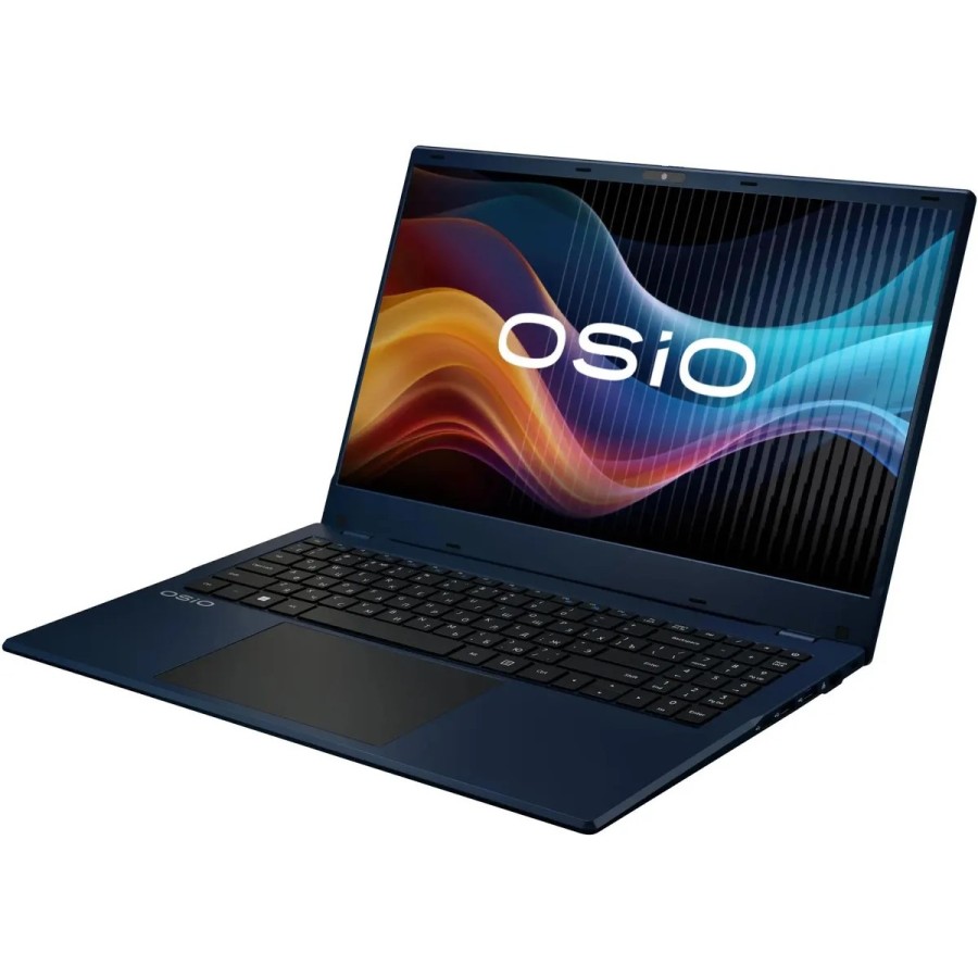 OSIO BaseLine B150I Intel N100 800MHz/15.6"/1920x1080/8GB/512GB SSD/Intel UHD Graphics/Wi-Fi/Bluetooth/Без ОС (B150I-005С) Blue