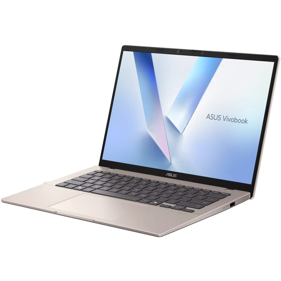 ASUS Vivobook 14 X1407QA-LY094W Snapdragon X X1 26 100 2970MHz/14"/1920x1200/16GB/1024GB SSD/Qualcomm Adreno/Wi-Fi/Bluetooth/Windows 11 Home (90NB1602-M00790) Gold