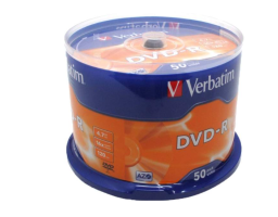 Verbatim DVD+R/диск DVD-R 4.7Gb 16x AZO 50 шт. cake box (43548)