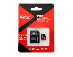 Netac P500 Extreme Pro 16Gb MicroSD + SD адаптер (NT02P500PRO-016G-R)
