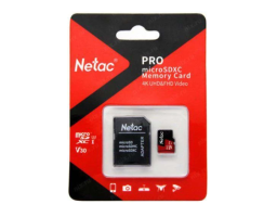 Netac P500 Extreme Pro 32Gb MicroSD + SD адаптер (NT02P500PRO-032G-R)