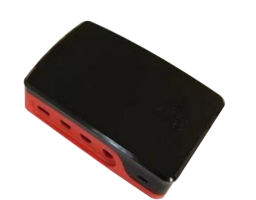ACD Red+Black ABS Case for Raspberry 4B (RA602)