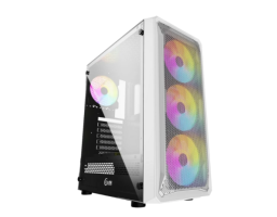 PowerCase Mistral Z4 Mesh LED без БП (CMIZW-L4) White