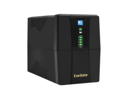 ExeGate Power Back BNB-1000.LED.AVR.2SH.RJ.USB (EX292786RUS)
