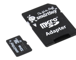 SmartBuy 32Gb MicroSD + SD адаптер (SB32GBSDCL10-01)