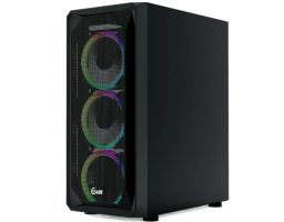PowerCase Mistral Z4 Mesh LED (CMIZB-L4) Черный