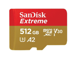SanDisk Extreme 512Gb MicroSD (SDSQXAV-512G-GN6MN)
